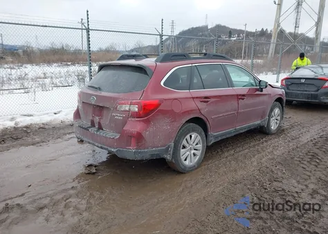 2017 Subaru Outback 2.5I Premium z USA, uszkodzony, nr VIN 4S4BSAHC9H3298853